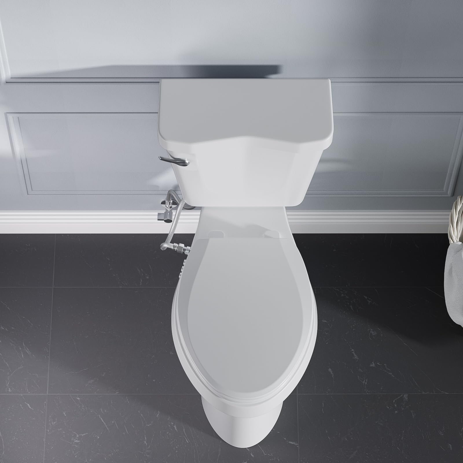 Clirass bidet-brass-inlet connection ensures a reliable water supply.