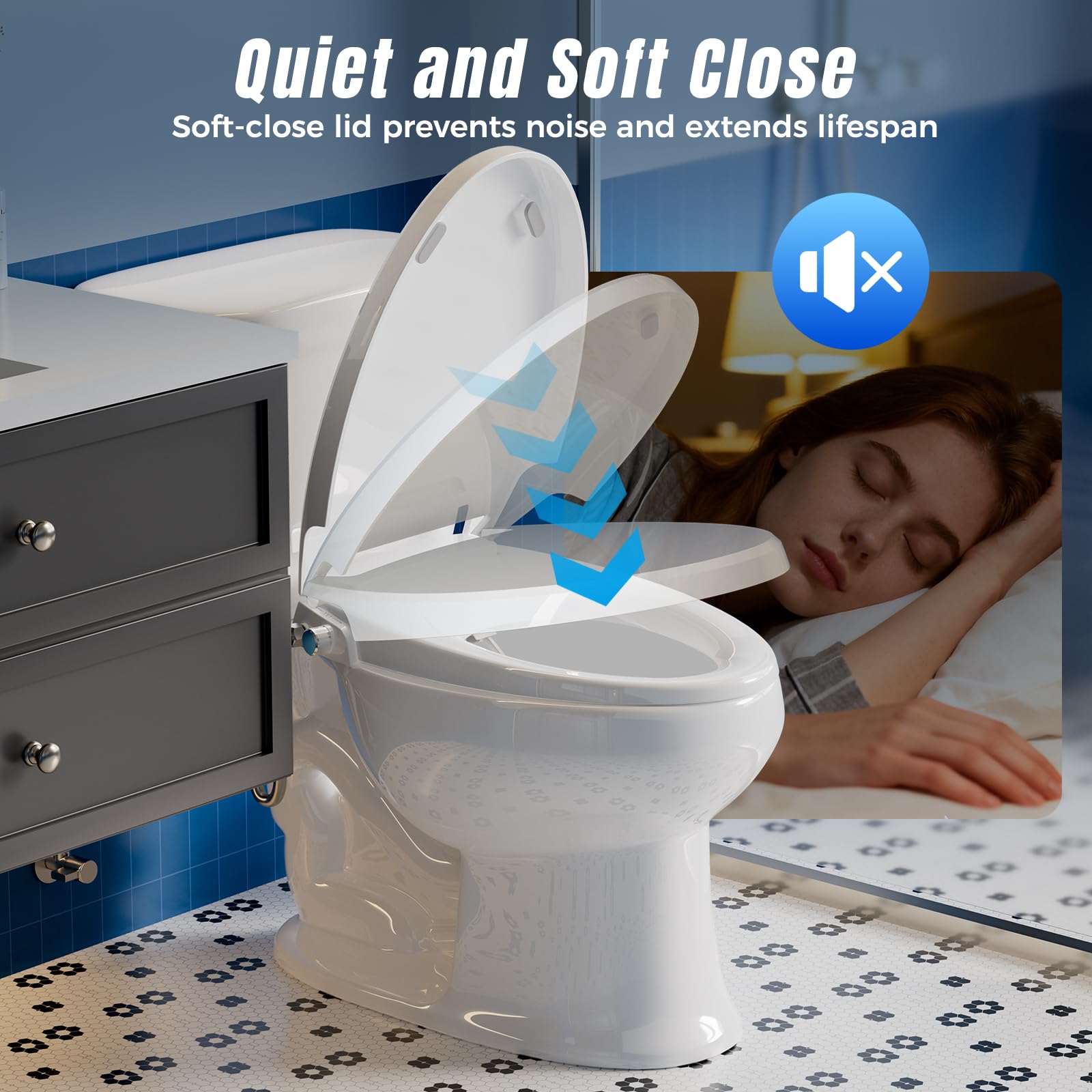 Clirass bidet seat dual nozzles offering versatile cleansing for daily use