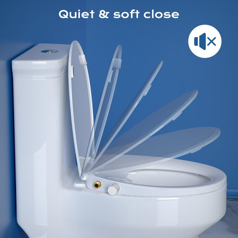 Clirass bidet seat easy installation with included hardware.