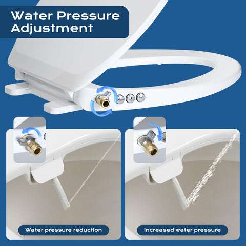 Clirass bidet seat easy-installation saves time and tools.