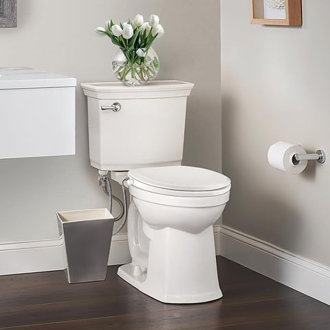Clirass brass inlet ensures durable water connection.