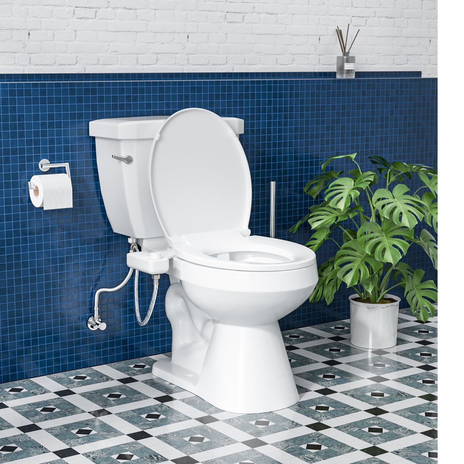 Clirass ultra-slim profile maintains seat height while upgrading hygiene.