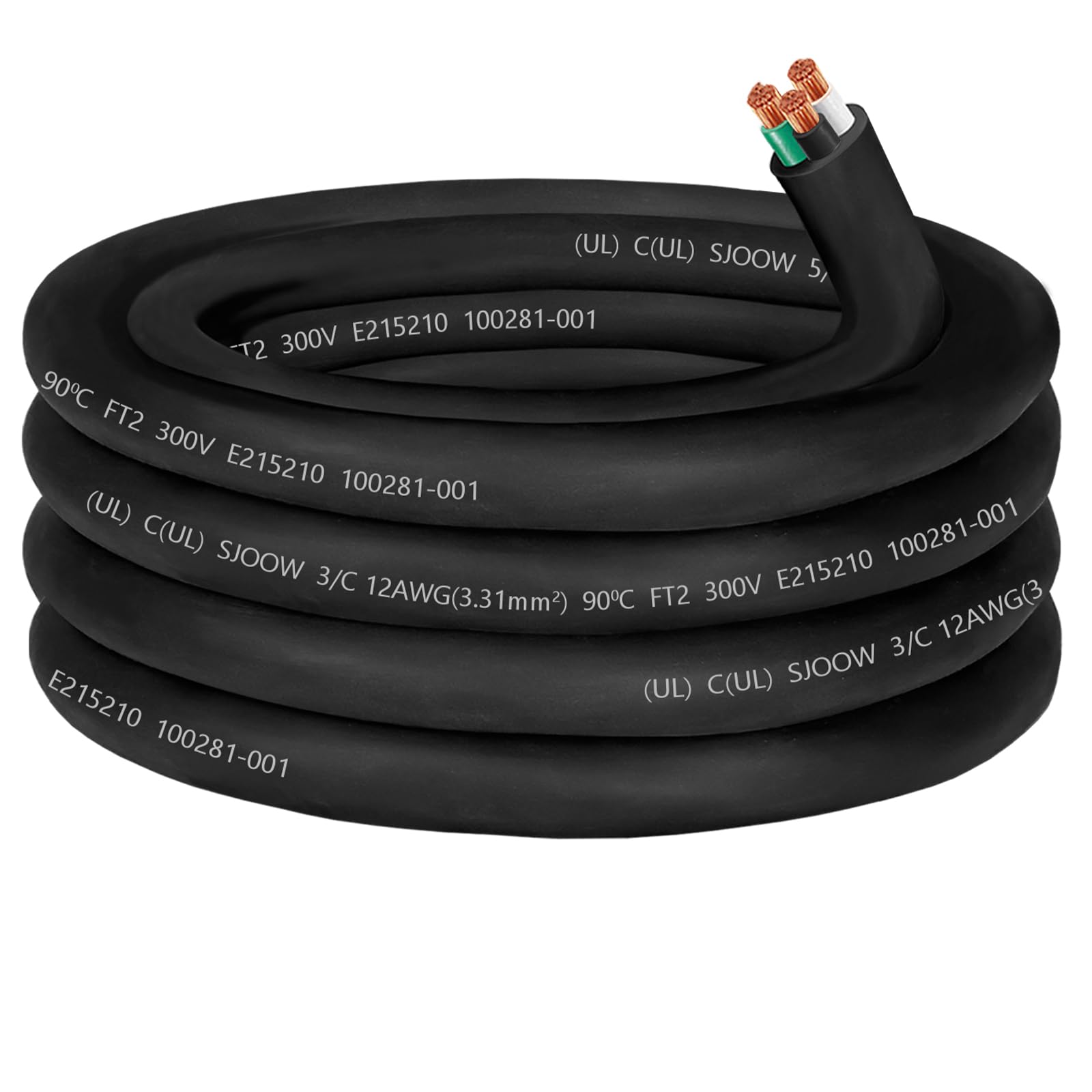 CLLOMAGY 12-3 SJOOW extension cord ready for outdoor power tasks