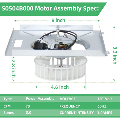 CLLOMAGY bracket 9x9 inch secures the 769RL B unit replacement motor.