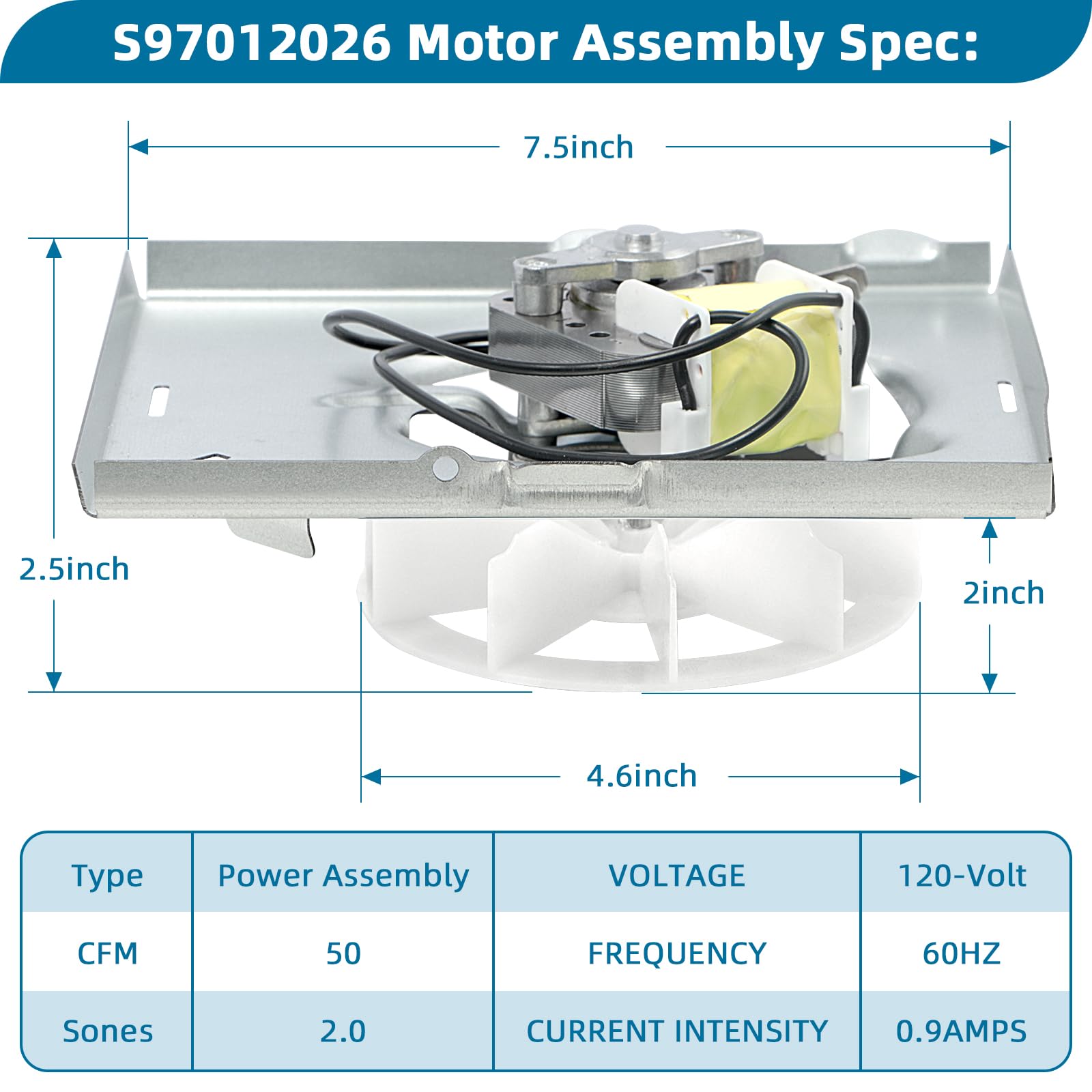 CLLOMAGY Broan-688-K fit image demonstrates compatible replacement for quiet operation.