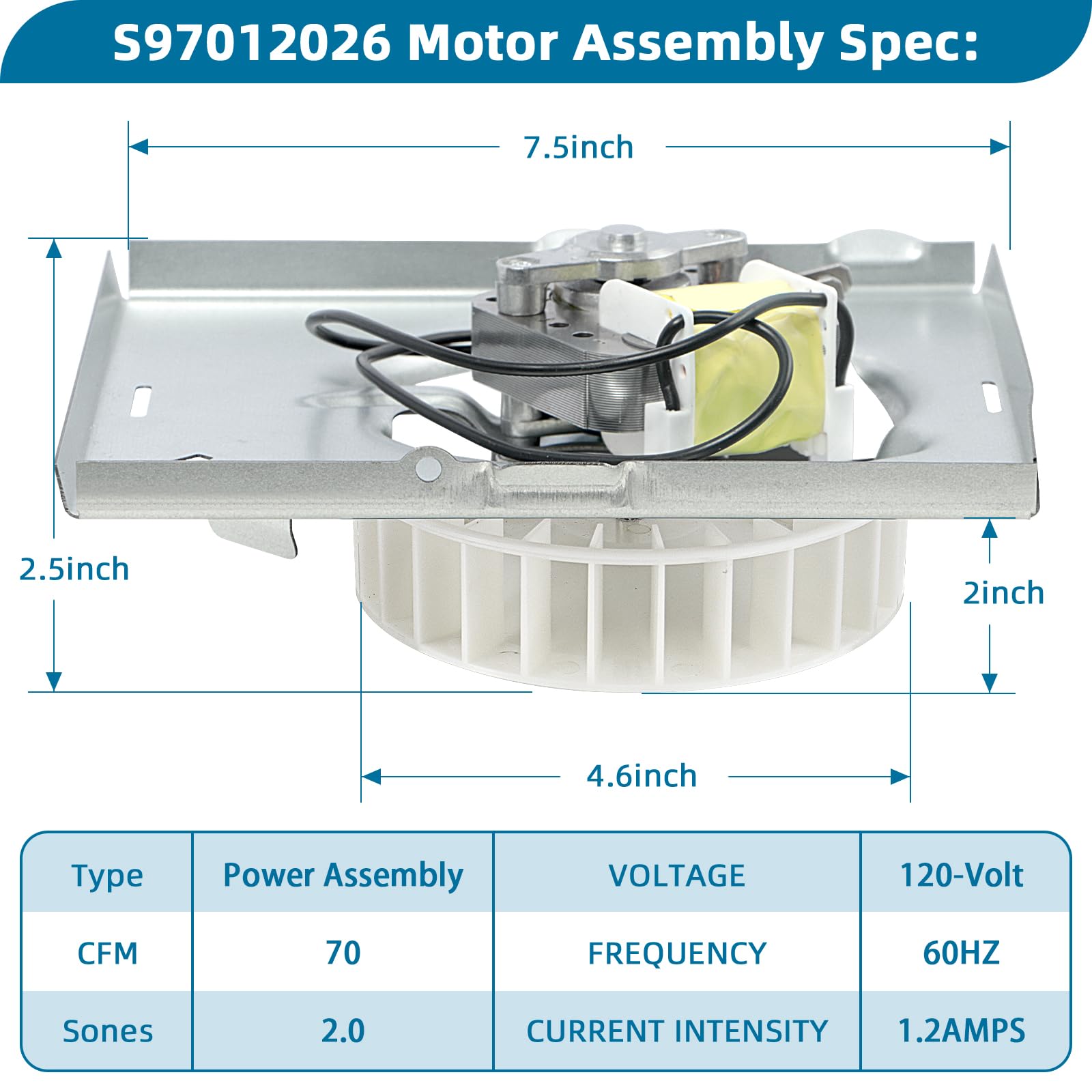 CLLOMAGY Broan 688-series compatibility closeup emphasizes seamless fit with common exhaust fan models