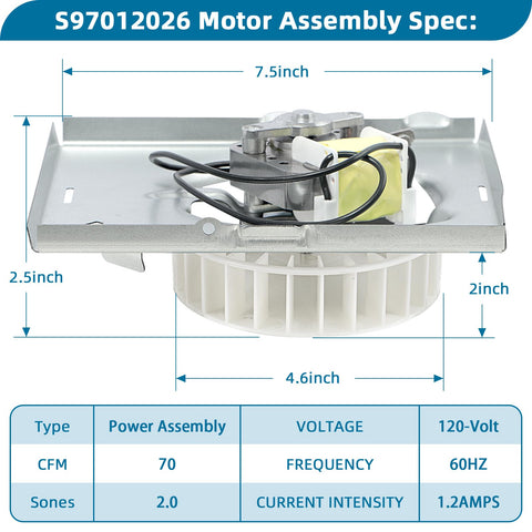 CLLOMAGY Broan 688-series compatibility closeup emphasizes seamless fit with common exhaust fan models