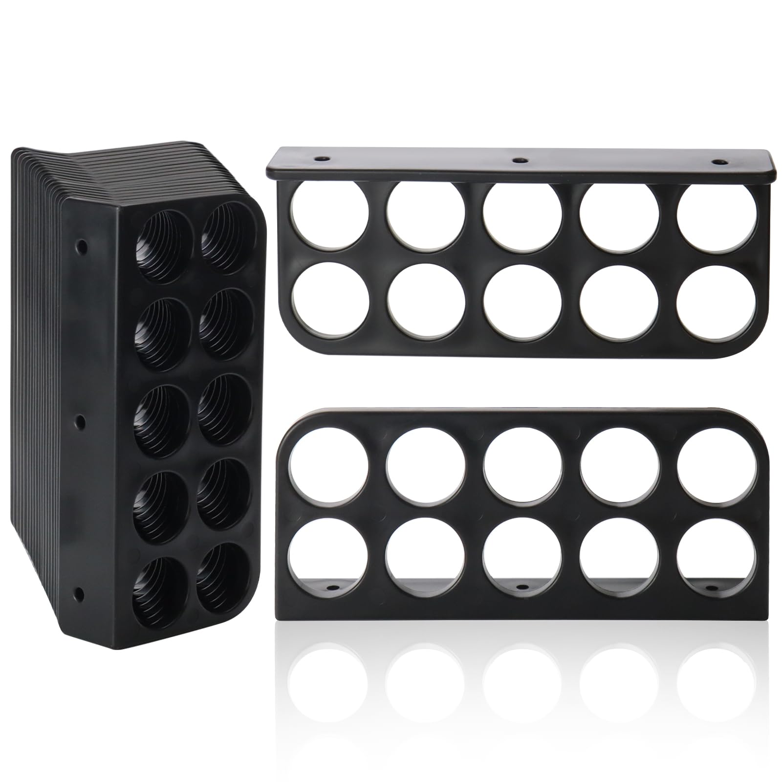 CLLOMAGY cable chase bracket with 10-hole design keeps wires neatly aligned along walls.