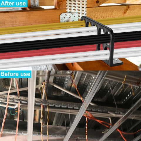 CLLOMAGY 1-inch 10-hole design fits most cords and especially NMB cables.