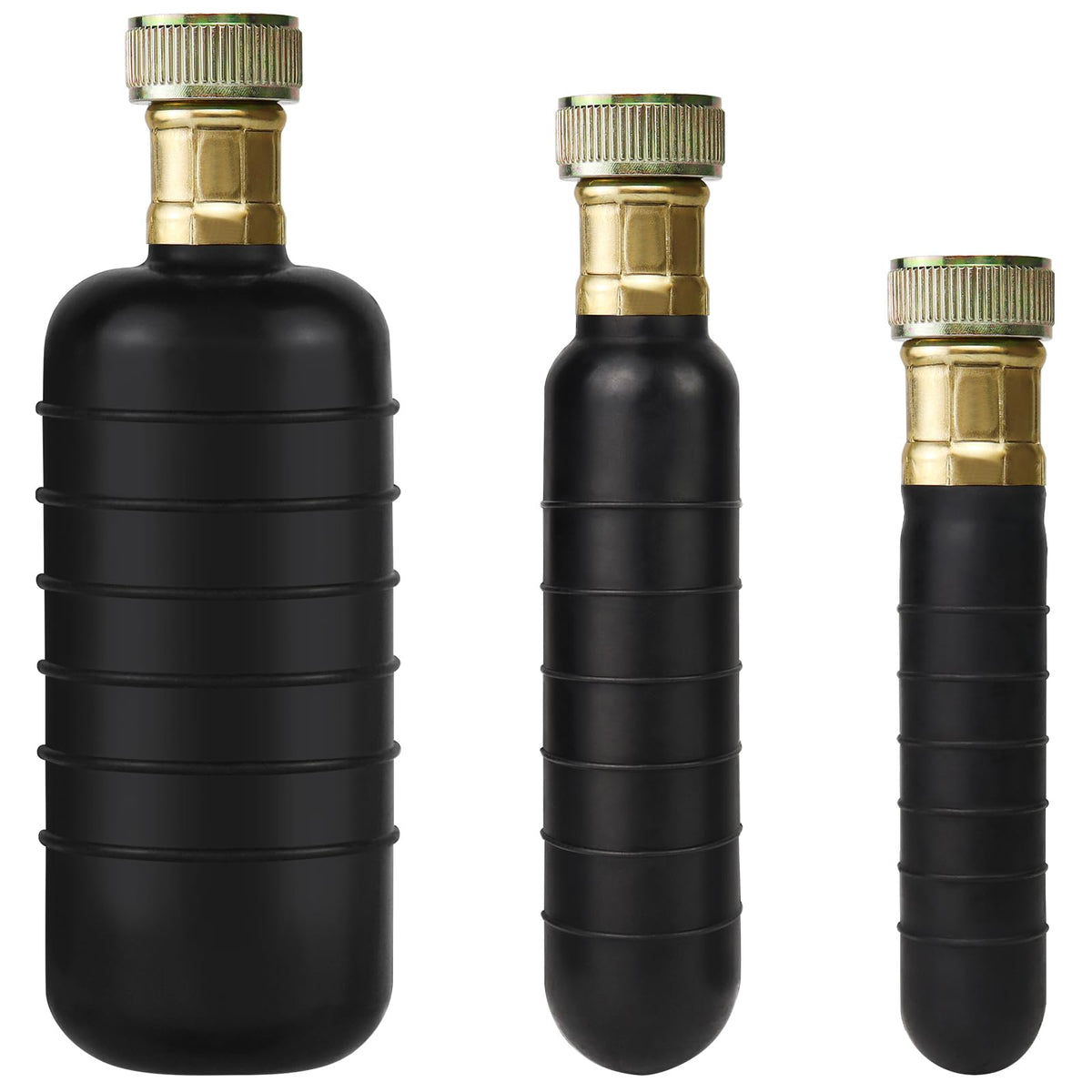 CLLOMAGY drain bladder kit connected to hose inflating inside pipe to clear clogs