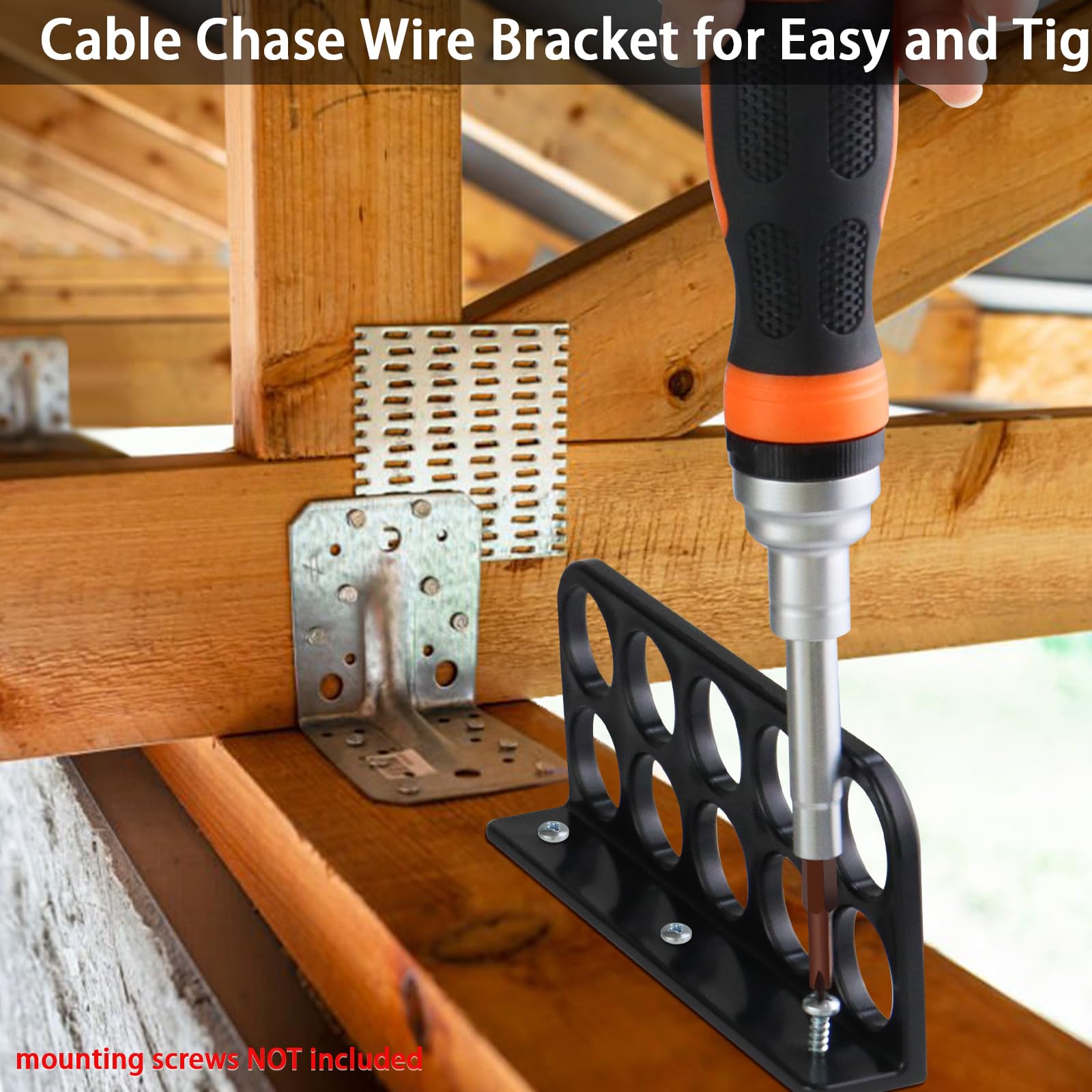 CLLOMAGY Bracket with smooth edges protects wires