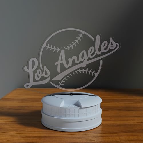 Acrylic panel delivers a striking 3D illusion for sports desks and shelves.