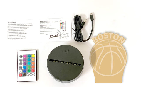 CLORURBANLIVE remote-control night light with 24 keys for color modes.