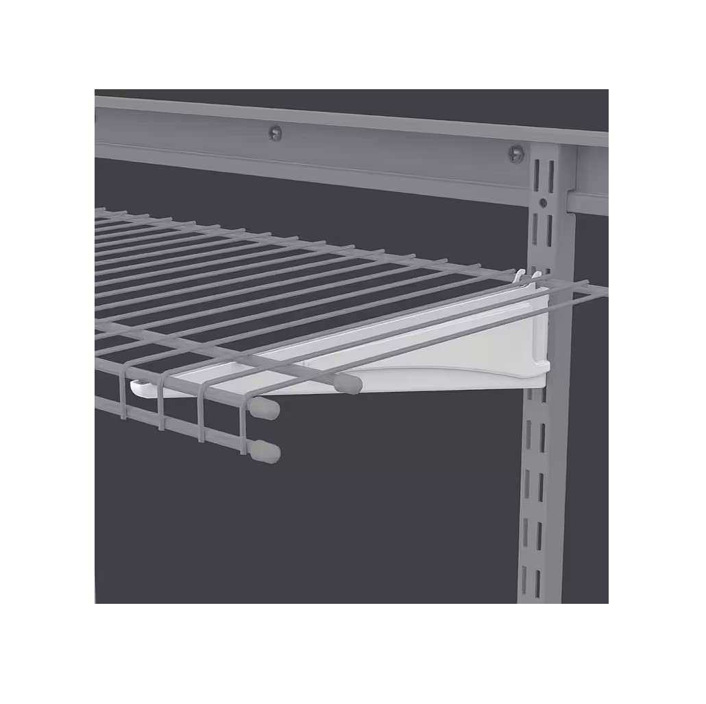 ClosetMaid double-notch design provides durable shelf support.