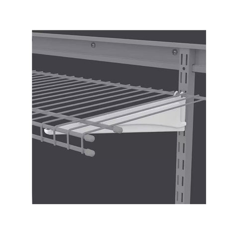 ClosetMaid double-notch design provides durable shelf support.