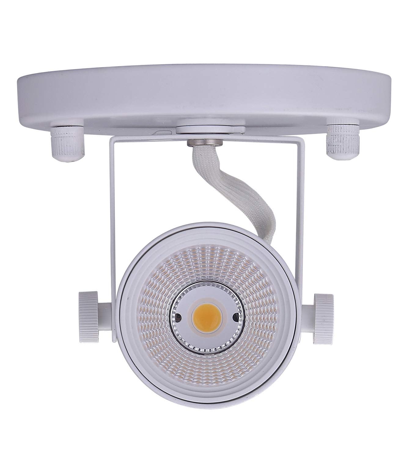 CLOUDY BAY tilt-angle adjustable spotlight directs light to artwork or countertops.