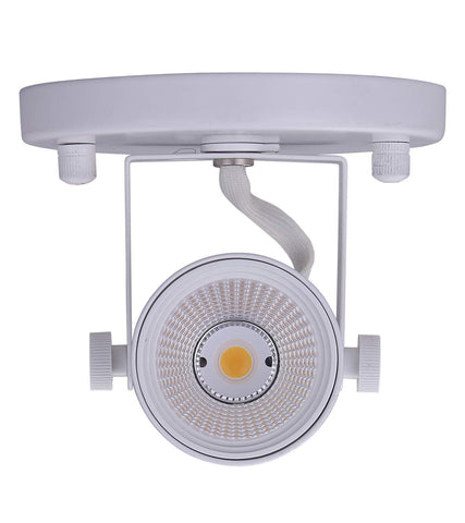 CLOUDY BAY tilt-angle adjustable spotlight directs light to artwork or countertops.