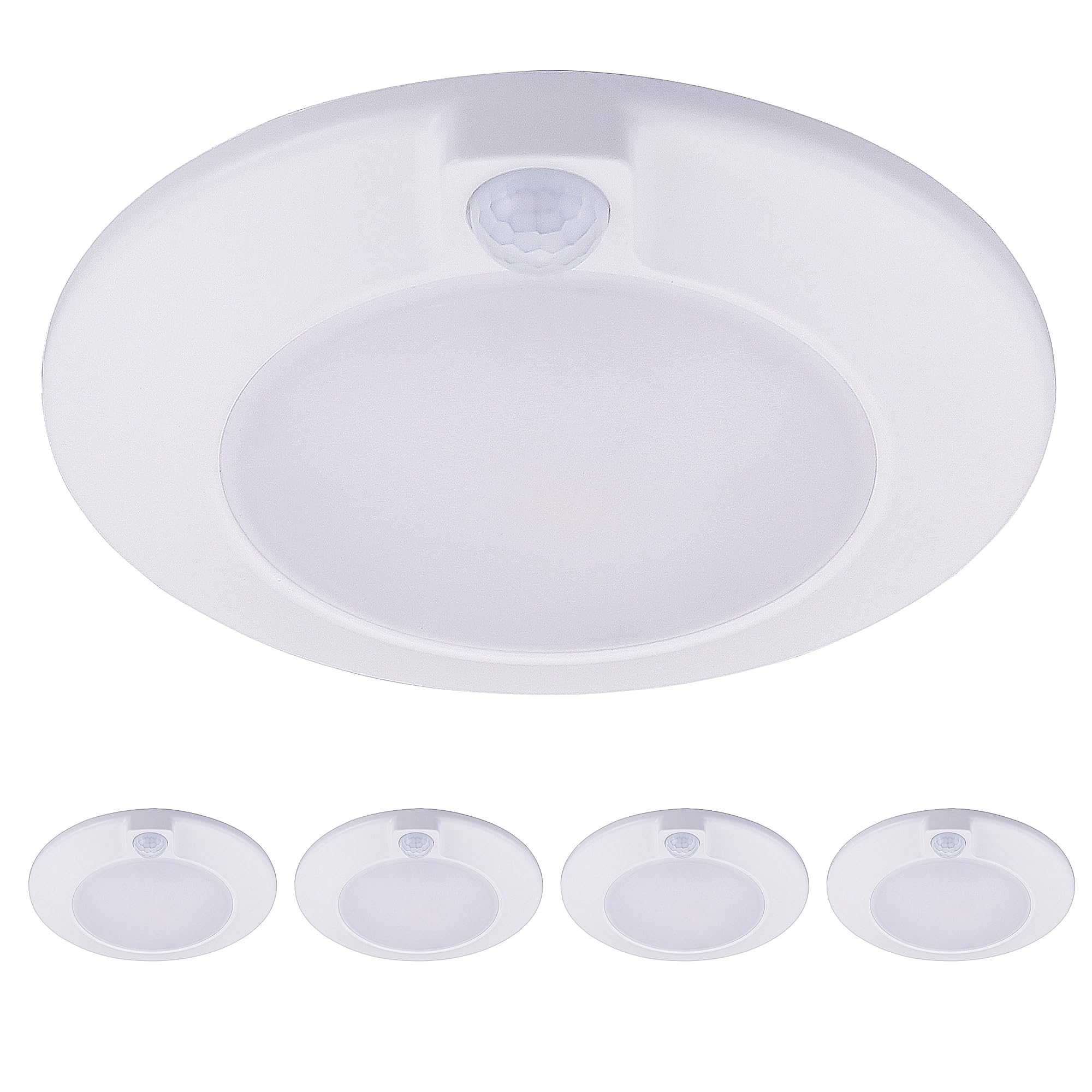 Cloudy Bay motion sensor ceiling light in a 4-pack for hands-free entry illumination.