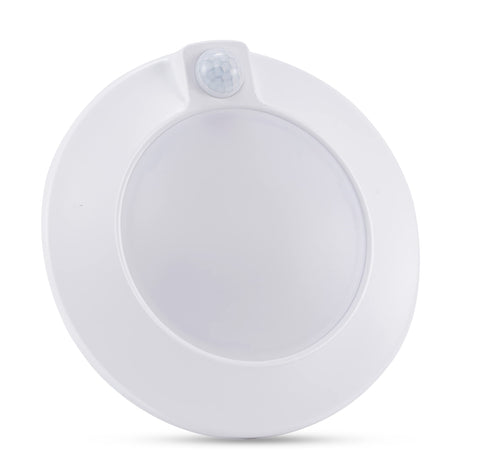 Cloudy Bay motion sensor ceiling light in a garage providing automatic daylight-like illumination.