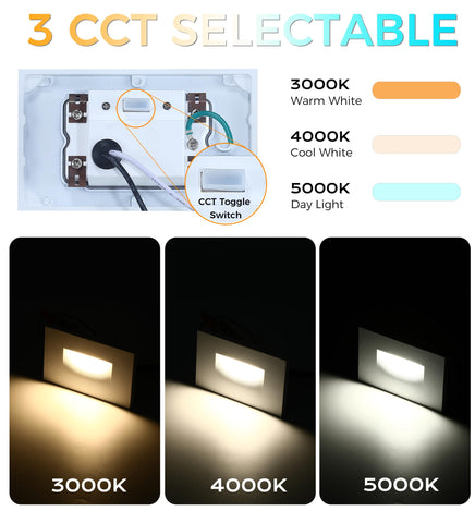 Cloudy Bay outdoor-rated stair light ready for wet locations