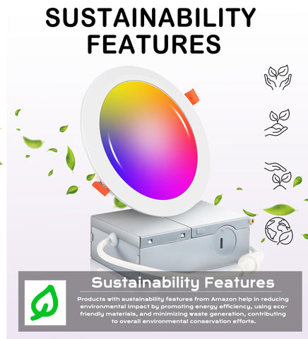 Cloudy Bay Alexa and Google Home compatible recessed lighting for hands-free control.