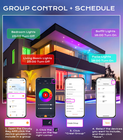 Cloudy Bay group-control enables multi-room lighting management