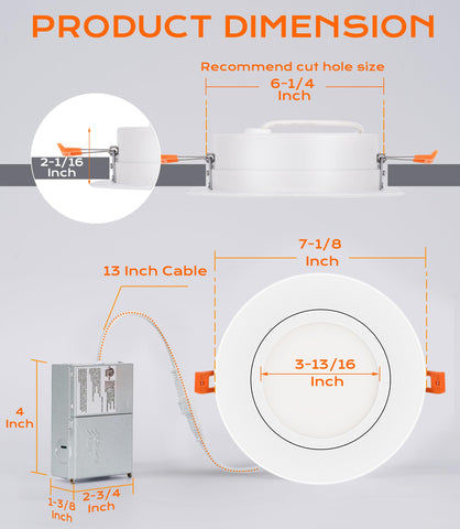 Cloudy Bay IC-rated LED suitable for damp locations like kitchens and baths