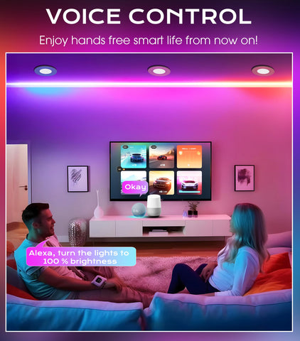 Cloudy Bay lights synchronize with music for dynamic mood lighting