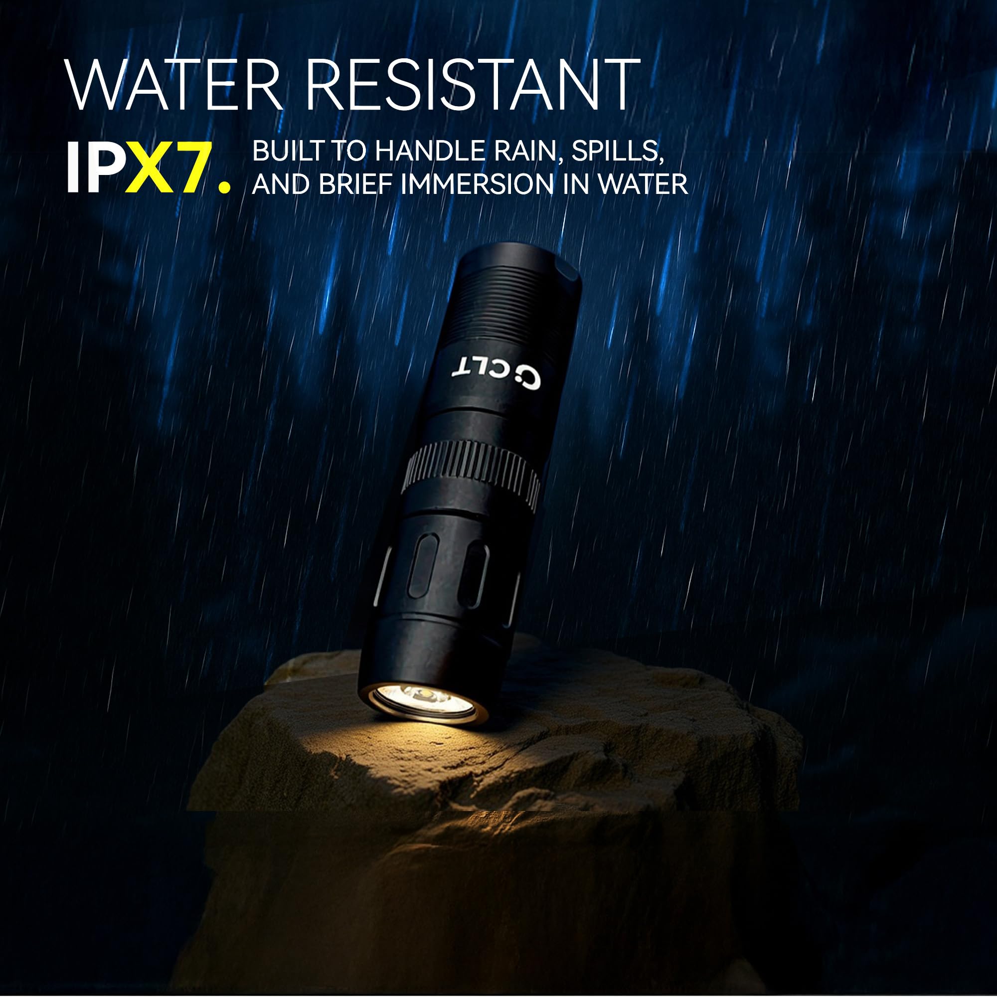 CLT Mini EDC 105-lumen output illuminates tight spaces.