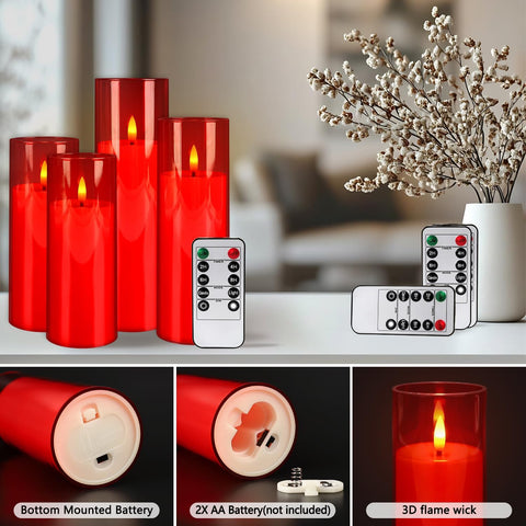 CLTNIKET realistic flicker flame adds cozy warmth without fire risk.