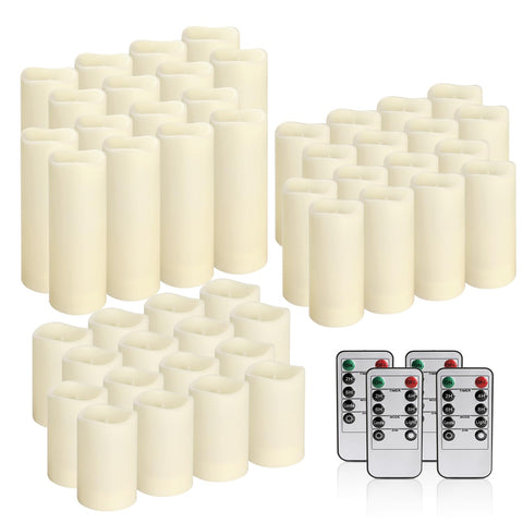 CLTNIKET candles remote controls brightness and timers for mood lighting