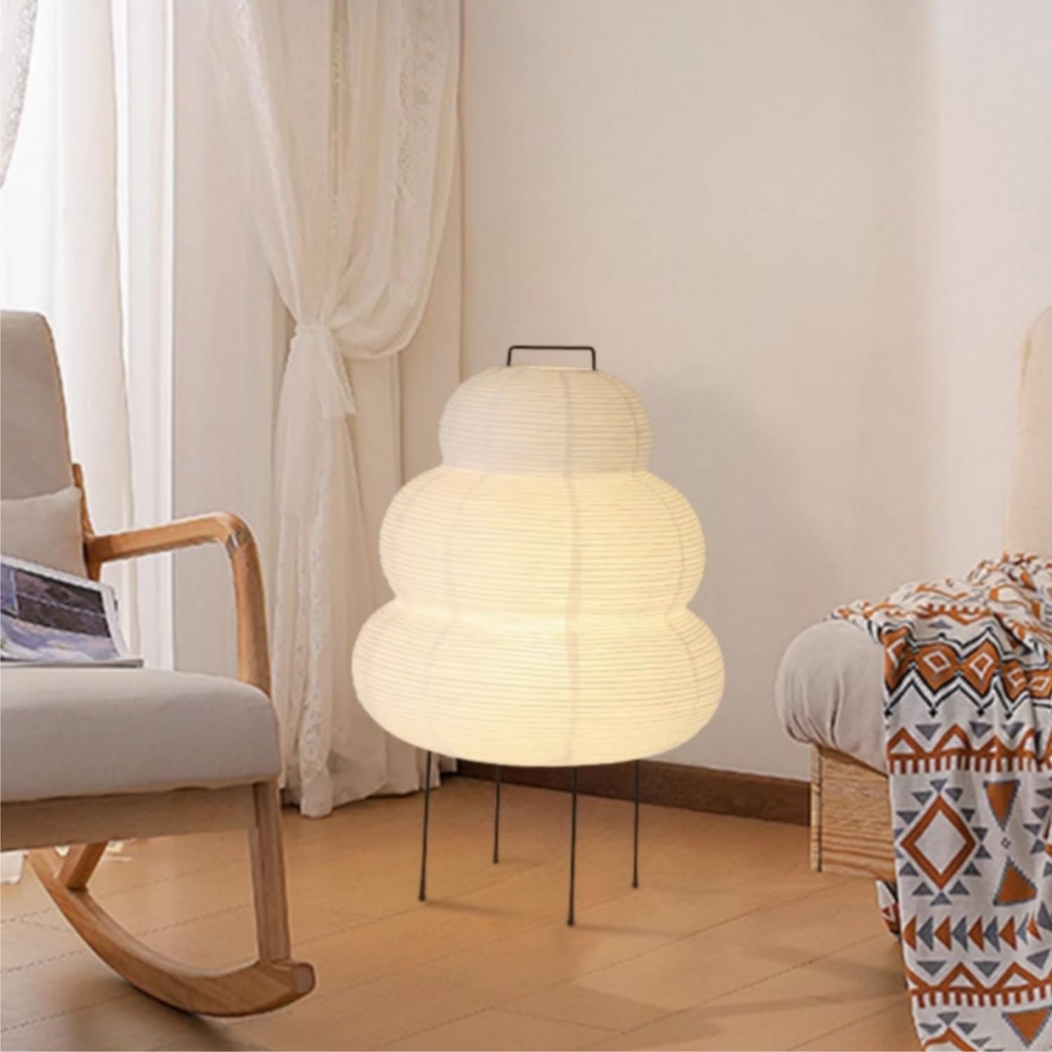 CMHSYTKE Cloud shade glow offers cozy lighting ideal for relaxation.