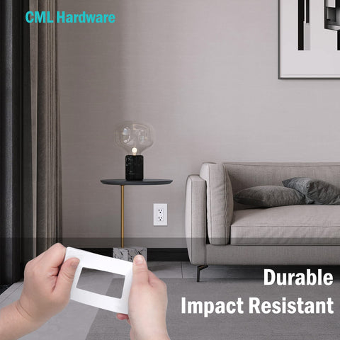 CML decorator 1-gang wall plate suitable for switches and outlets