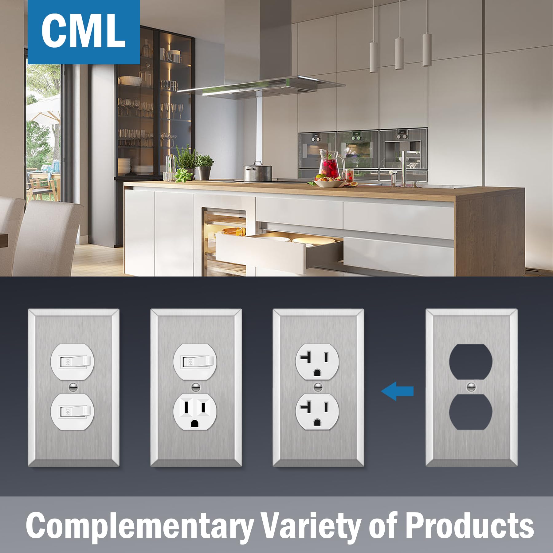Ideal for kitchens or bathrooms in moisture-prone spaces