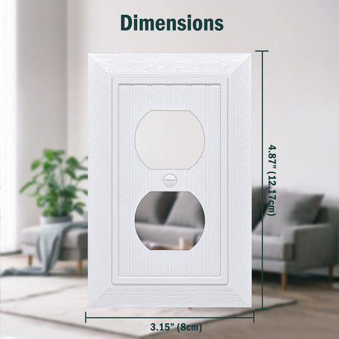 CML standard 3.15” x 4.87” size fits most installations.