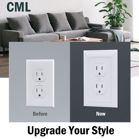 CML 10-pack wall plates offer quick upgrades for multiple rooms.