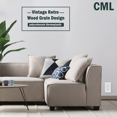 CML polycarbonate wall plate resists impact in high-traffic areas.