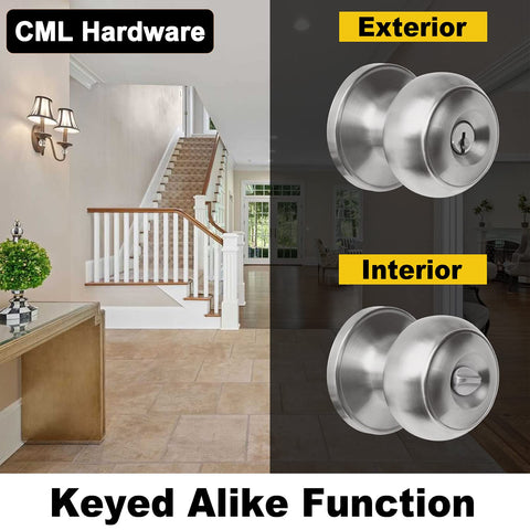 CML Hardware solid stainless steel brushed finish close-up showing durability