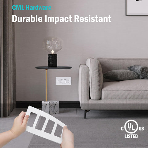 CML Hardware durable impact-resistant material resists chipping and fading in daily use