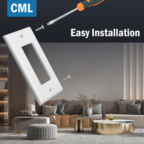 CML mid-size wall plate kitchen installation shows easy mounting in busy spaces