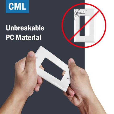 CML mid-size wall plate pack shot highlights 20-pack value for consistent updates