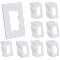 CML screwless wall plate close-up showing hidden screws for a seamless modern look