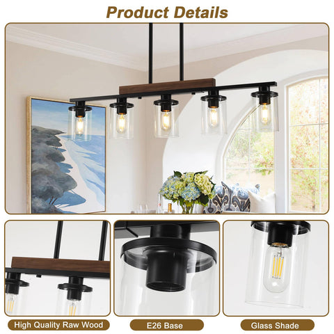 CmnVmn adjustable-height chandelier fits varied ceilings with ease