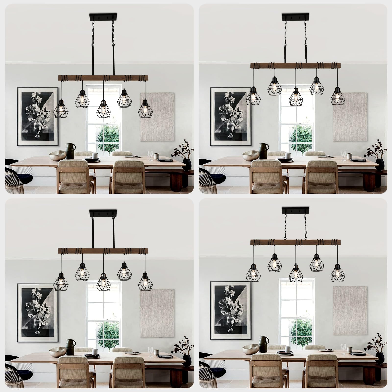 CmnVmn E26 bulb base kitchen fixture compatible with dimmable bulbs for mood lighting