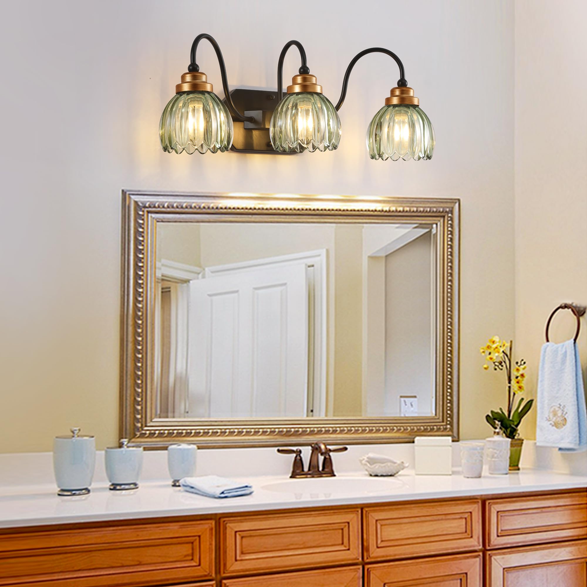 CmnVmn mid-century design blends retro flair with modern bathroom aesthetics.