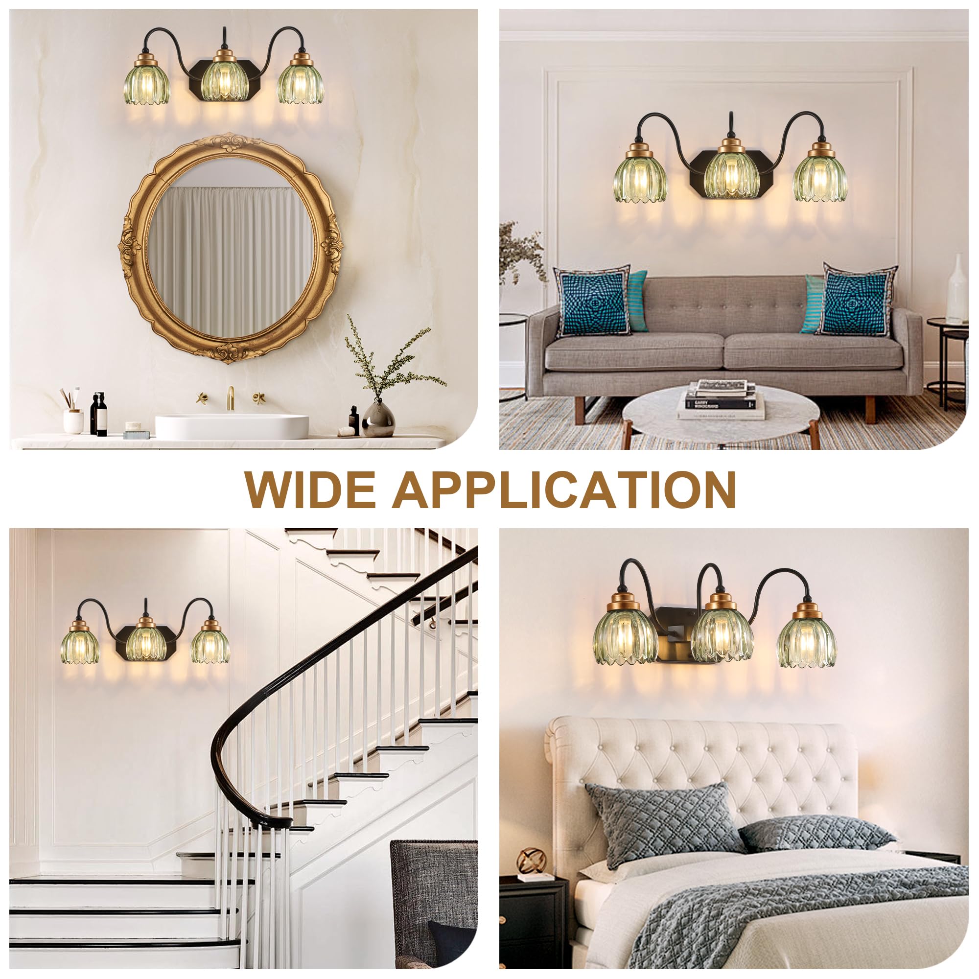 CmnVmn versatile vanity lighting suits bathrooms, bedrooms, hallways, and hotels.