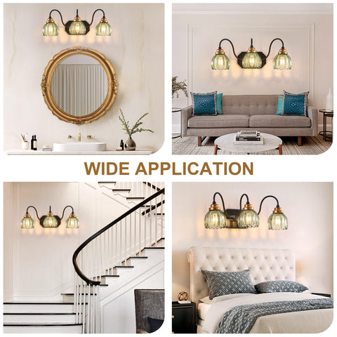 CmnVmn versatile vanity lighting suits bathrooms, bedrooms, hallways, and hotels.