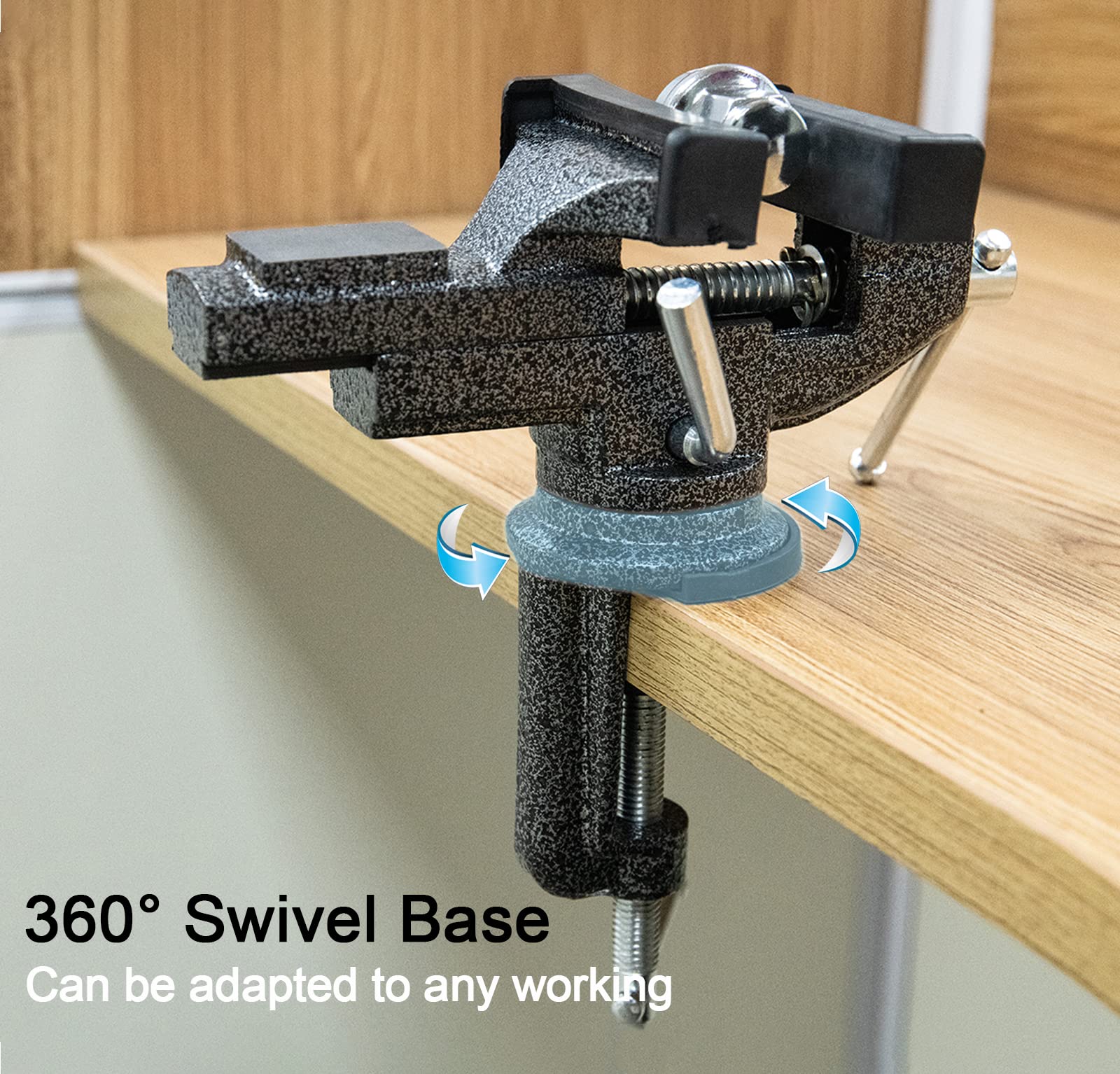 CMOOD 3-inch jaw opens up to 3 inches for versatile materials