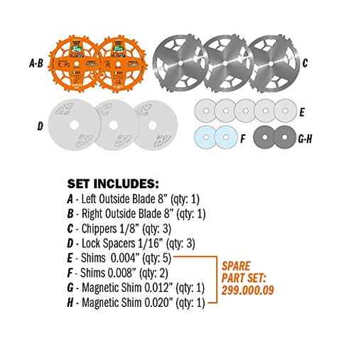 CMT Orange Tools FTG+ATB tooth configuration for versatile cutting