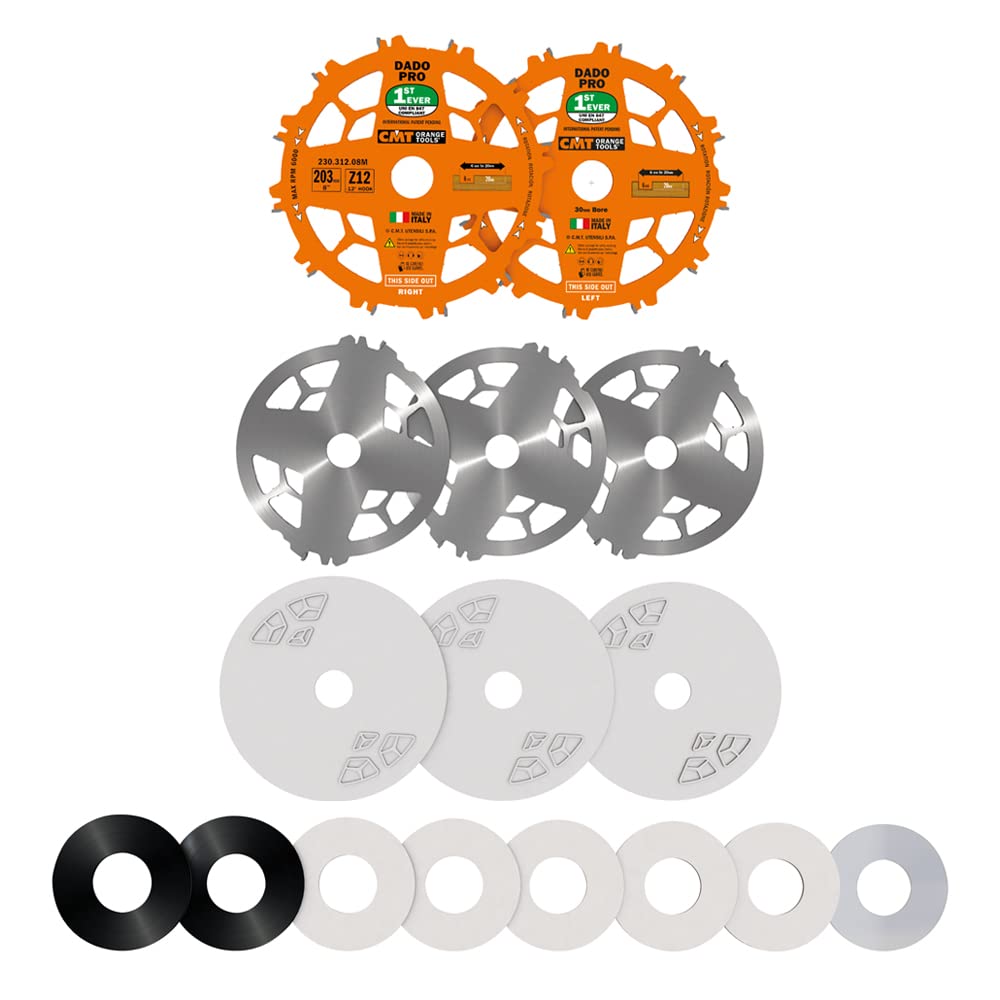 CMT Orange Tools shims and spacers for micro-thin adjustments in joints